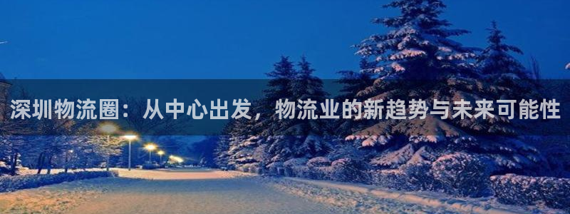 旺财28预测加拿大：深圳物流圈：从中心出发，物流业的新趋势与