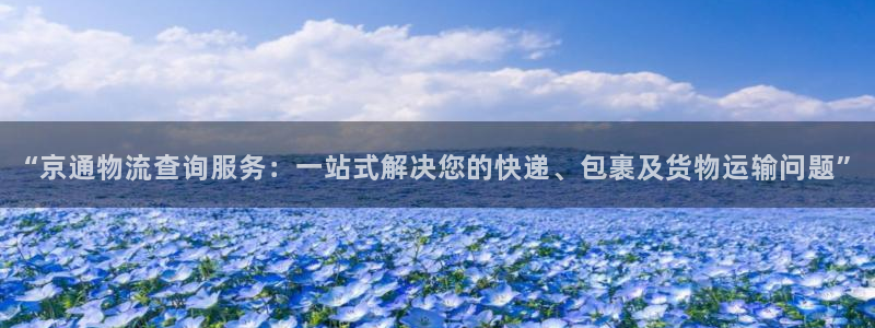 旺财28比特28真实吗：“京通物流查
